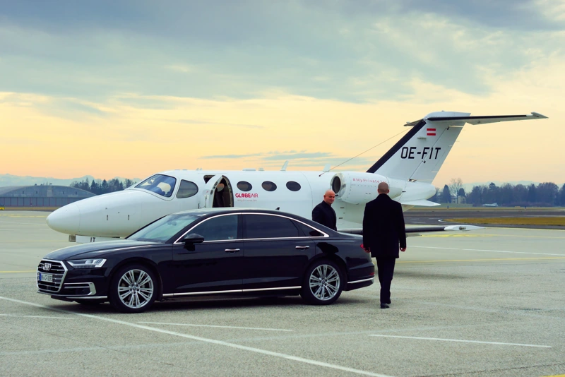 private jet chauffeur service