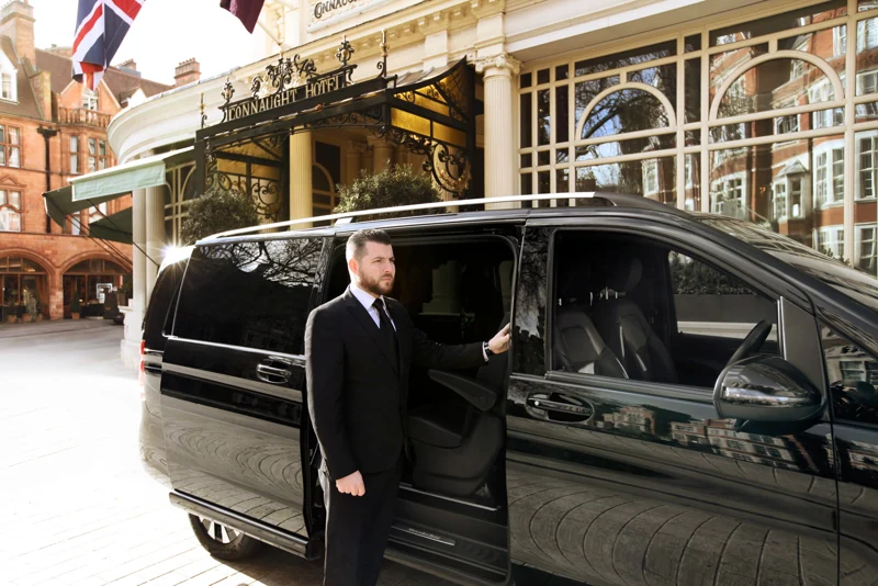 Luxury SUV chauffeur service with a premium SUV and professional chauffeur for executive transportation.