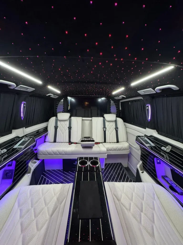 Hourly charter chauffeur-driven vehicle