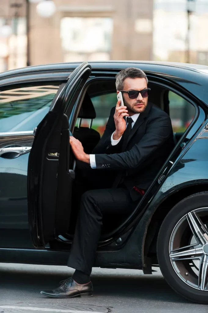 Point-to-point chauffeur driven executive ride