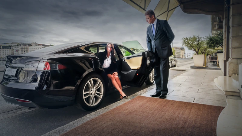 Roadshows, car service, luxury chauffeur vehicle