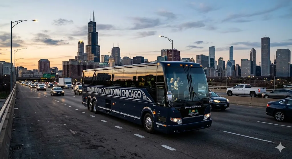 Lombard to Downtown Chicago Executive Coach Service