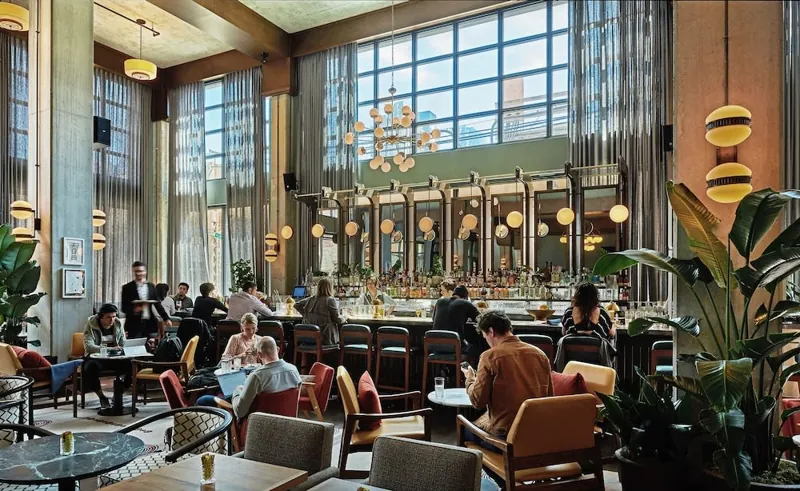 best hotel lobbies to work in Chicago