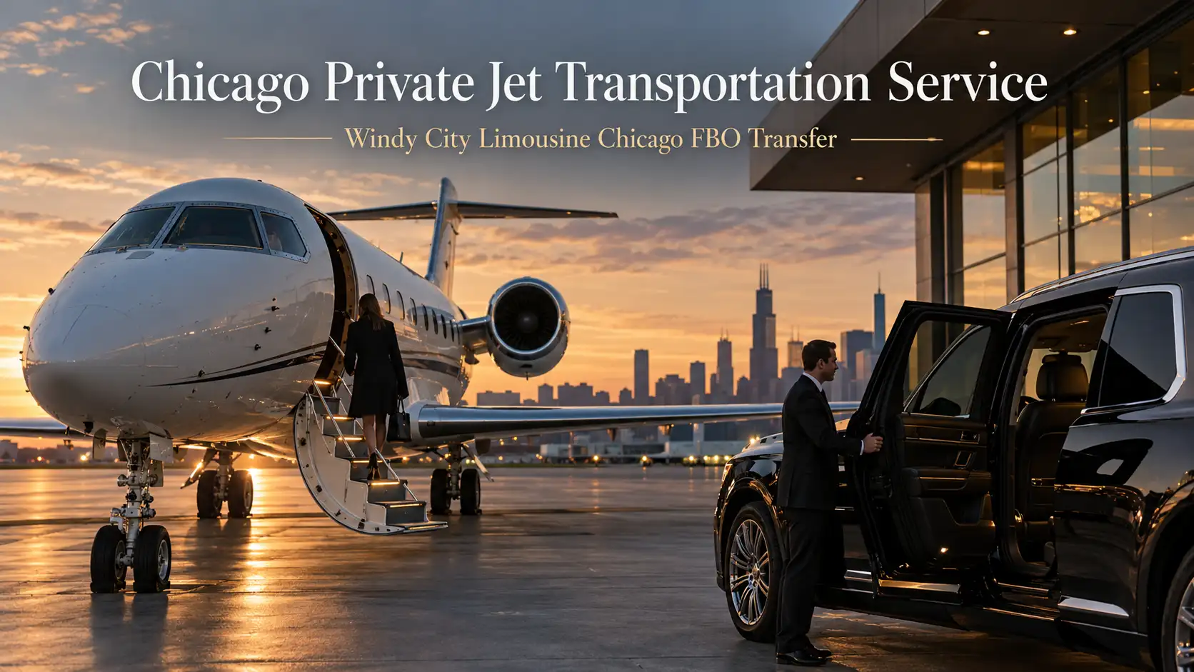 Chicago Private Jet Transportation Service